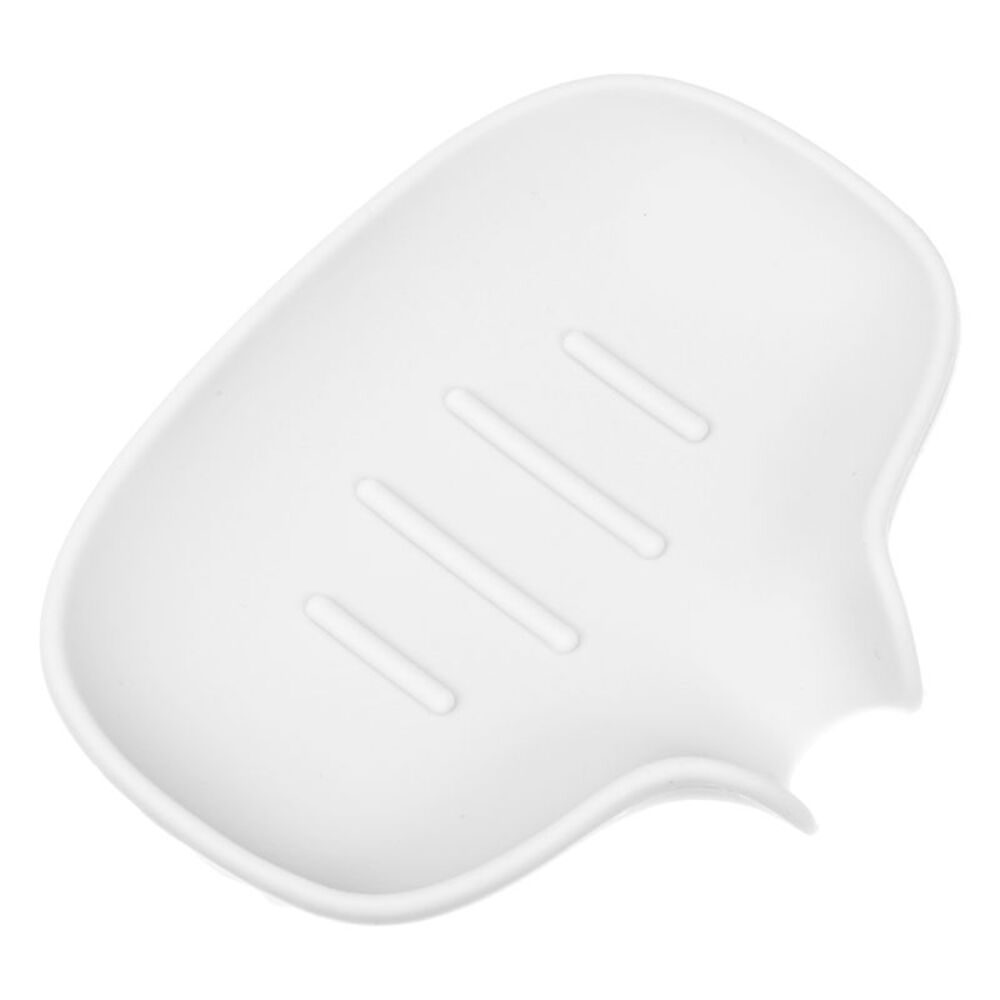 Soap Dish, Soap Cleaning Storage, Keep Soap Dry for Home White